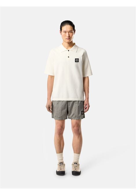 b100003 shorts man military pearl grey STONE ISLAND | L1S15 B100004 S0043V0061